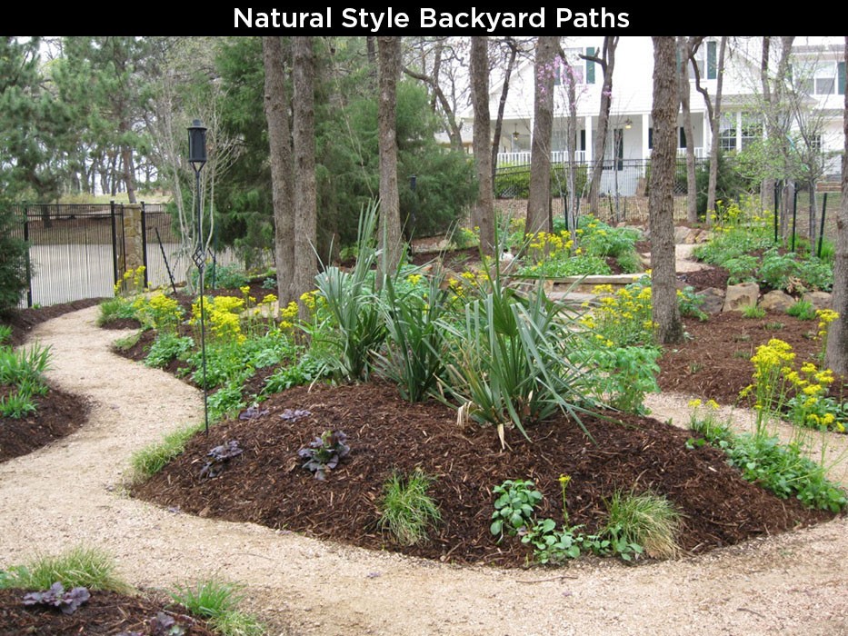 Natural Style Backyard Paths