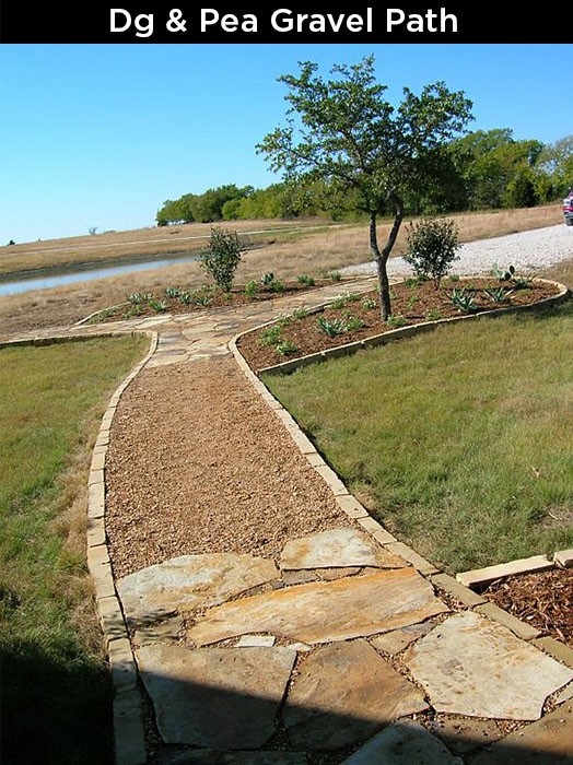 Dg & Pea Gravel Path