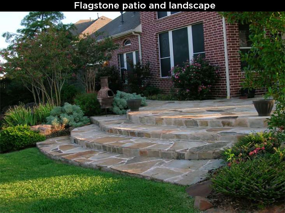 Flagstone Patio And Landscape