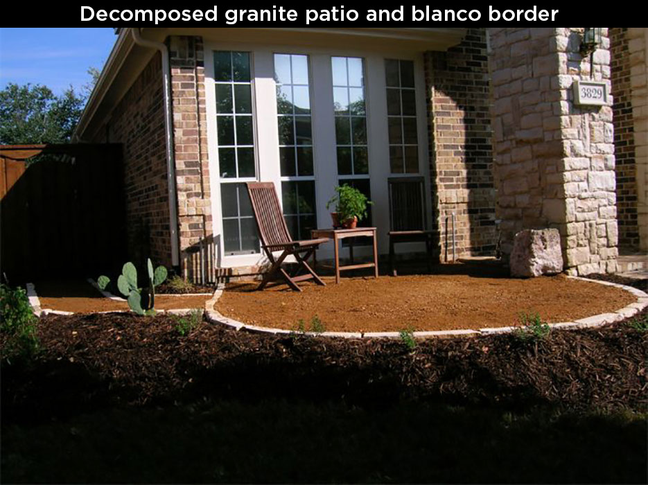 Decomposed Granite Patio And Blanco Border
3829