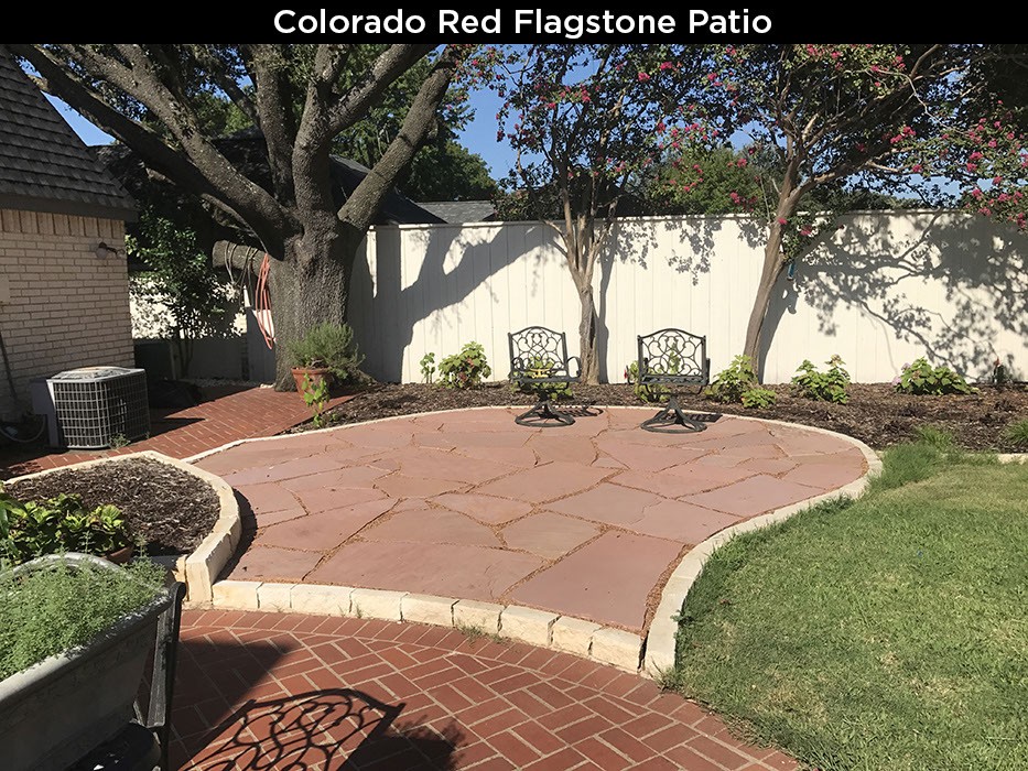 Colorado Red Flagstone Patio