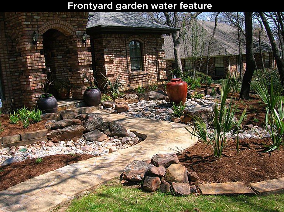 Frontyard Garden Water Feature