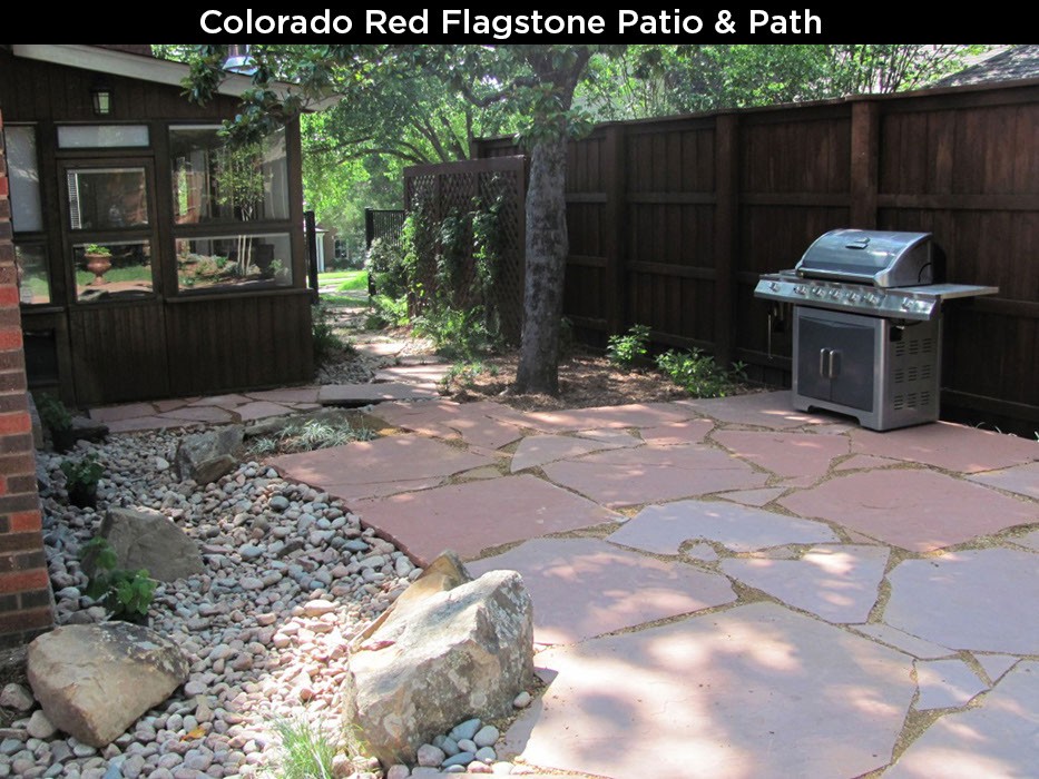 Colorado Red Flagstone Patio & Path