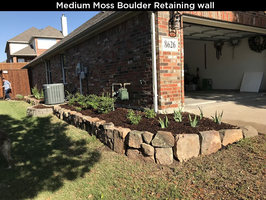 Medium Moss Boulder Retaining Wall
8626