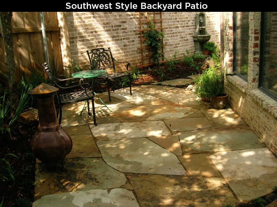 Southwest Style Backyard Patio