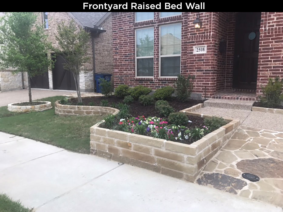 Frontyard Raised Bed Wall
