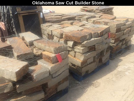 Oklahoma Saw Cut Builder Stone
