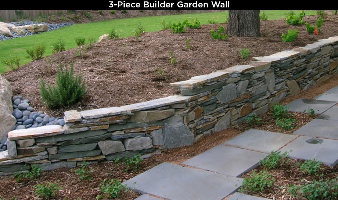 3-Piece Builder Garden Wall