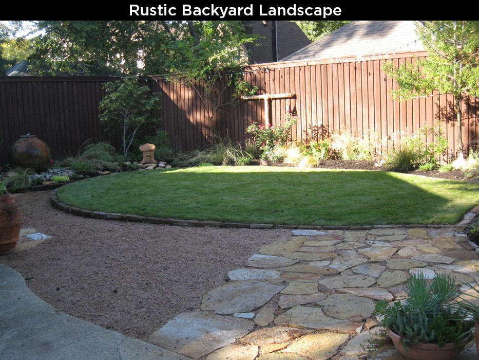 Rustic Backyard Landscape